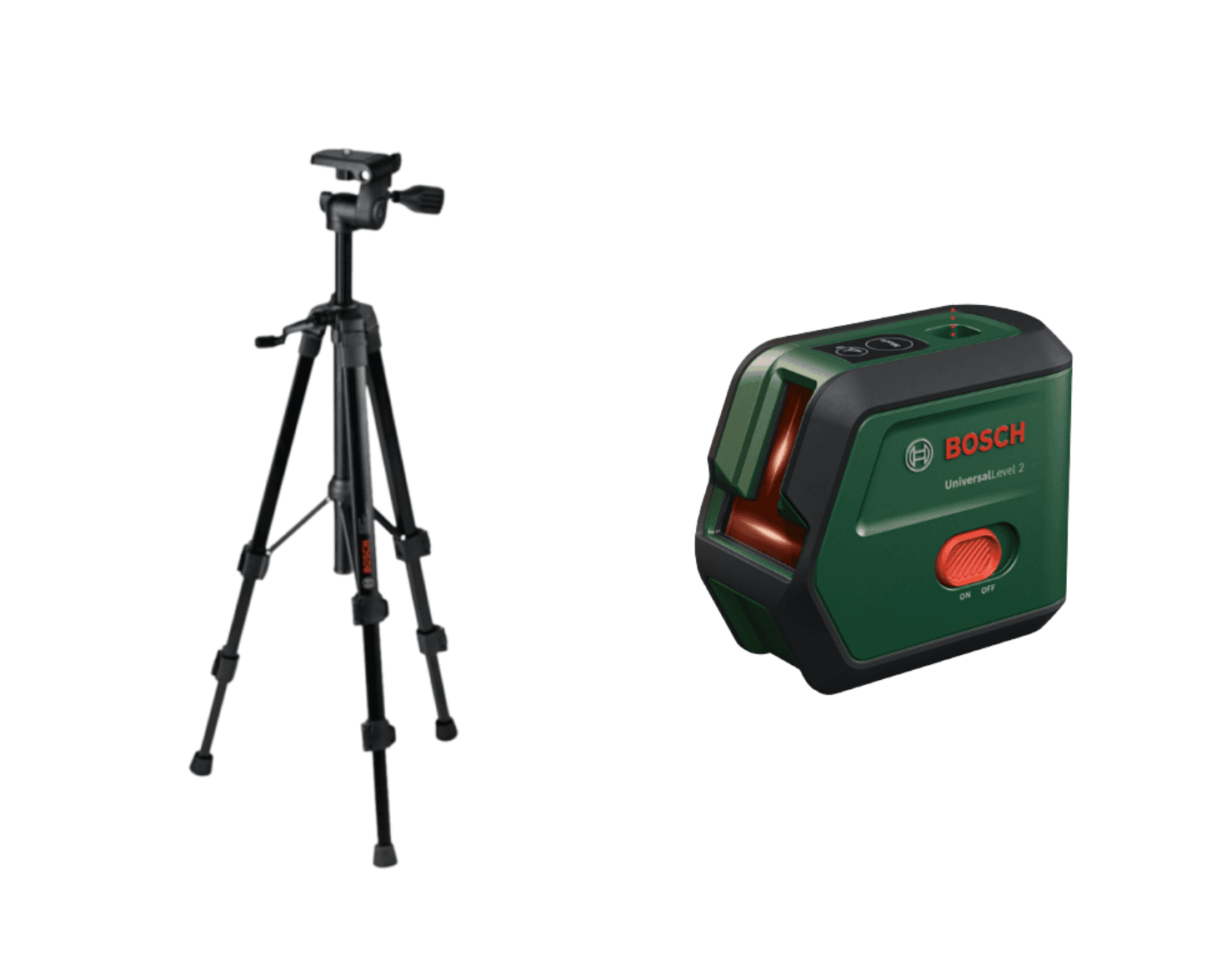 Bosch AdvancedLevel 2G korslaser med TT 120-stativ i Toolys smarta skåp i Iso Omena, Esbo – 2