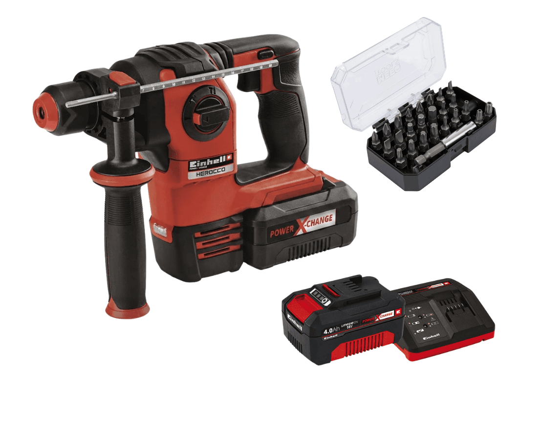 Einhell HEROCCO -akkuporavasara E-Box-salkussa Toolyn älylokerossa Isossa Omenassa, Espoossa
