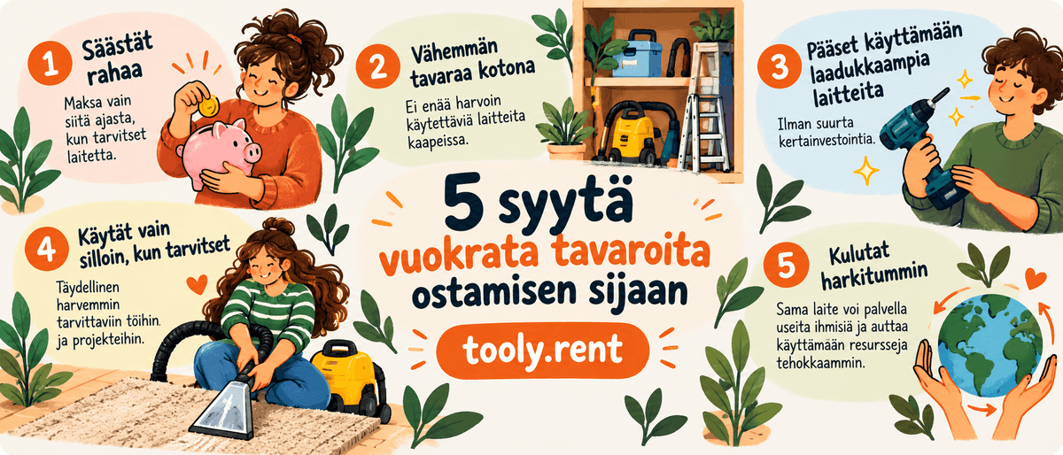 5 skäl att hyra i stället för att köpa