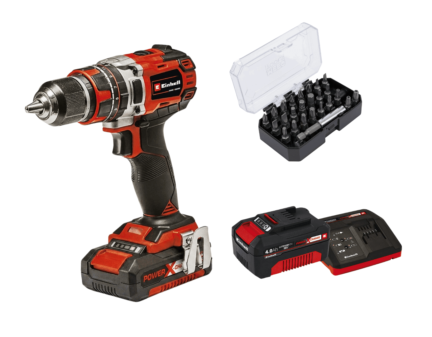 Einhell-akkuporakone kotelossa Toolyn älylokerossa Isossa Omenassa, Espoossa